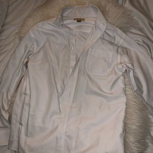 Class club gold label Boys white dress shirt